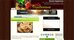 Desktop Screenshot of comidavegetariana.info